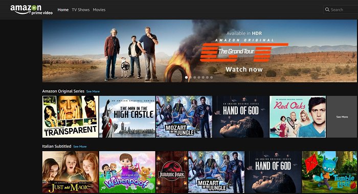 Amazon Prime Video Italia in streaming | CoolStreaming