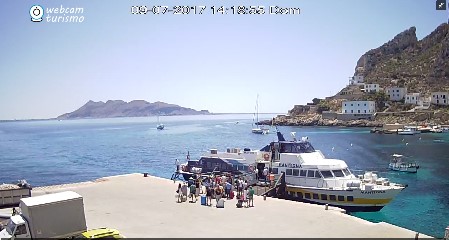 Levanzo - Attracco aliscafi